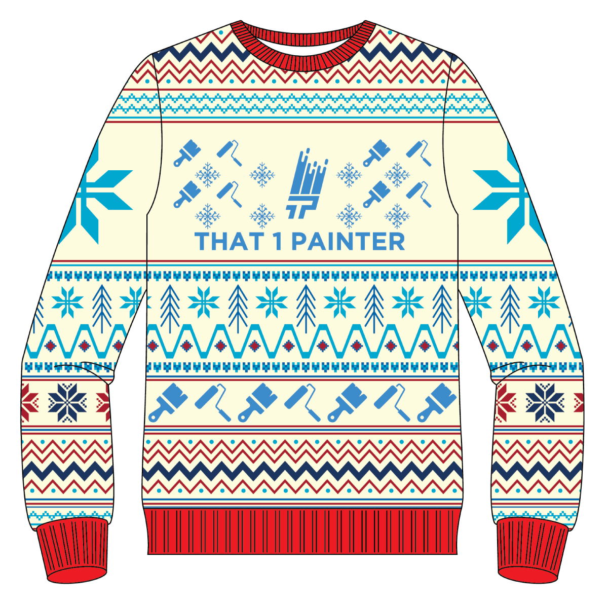 That 1 Painter Ugly Christmas Sweater